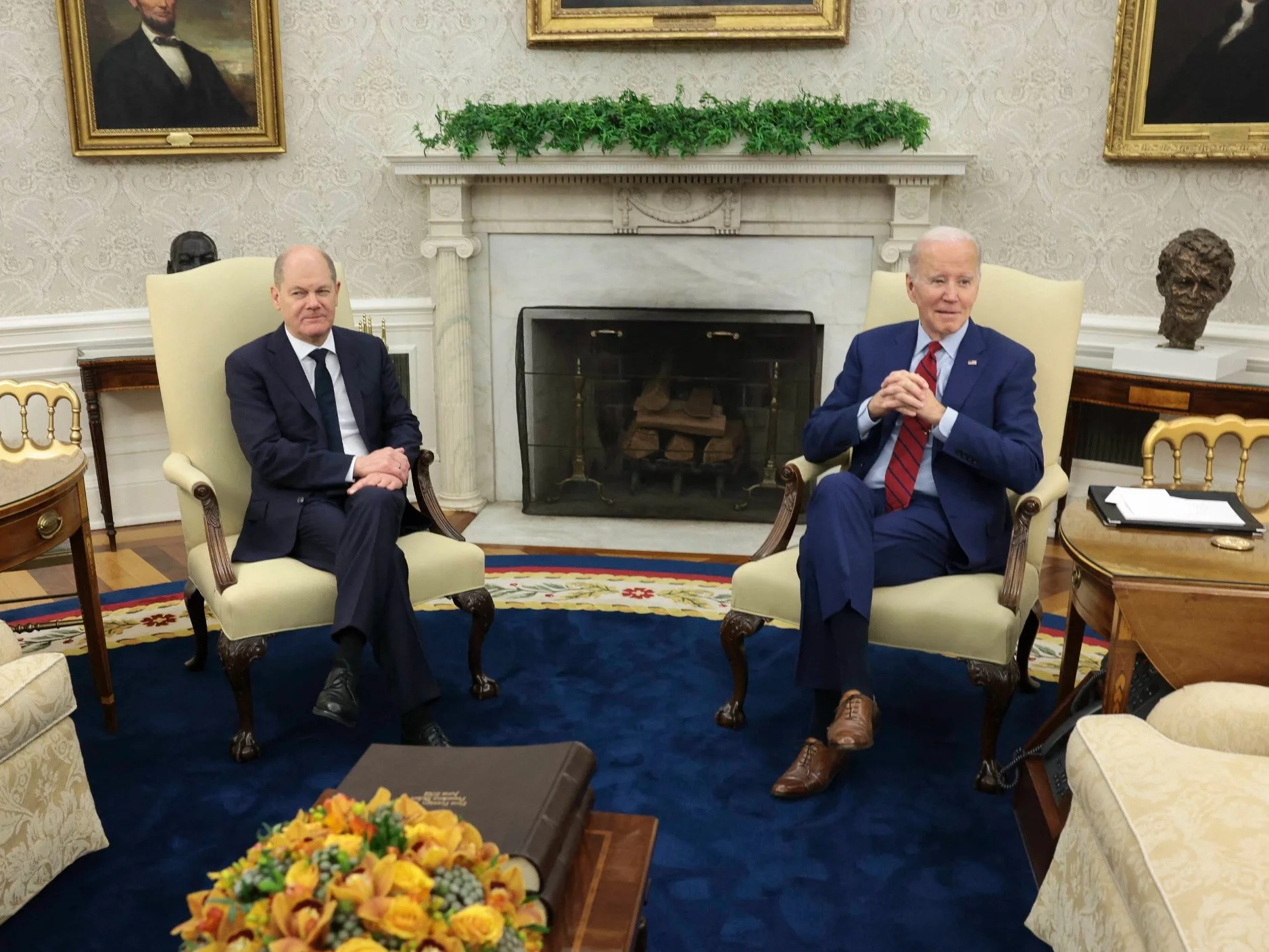 Joe Biden i Olaf Scholz