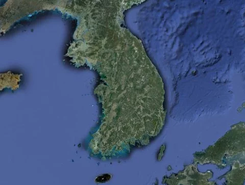 Półwysep Koreański (fot.maps.google.com)