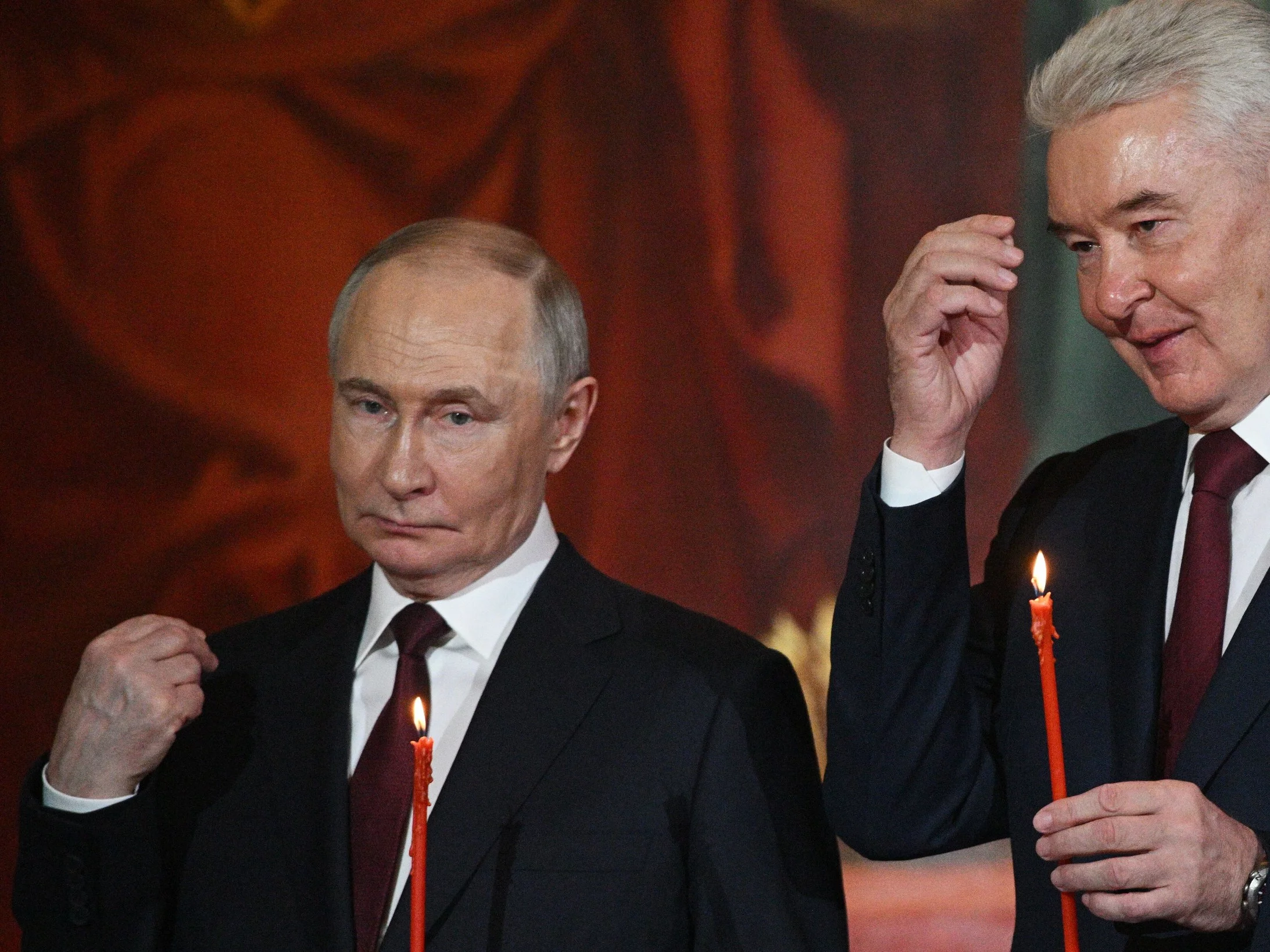 Władimir Putin i Siergiej Sobbjanin