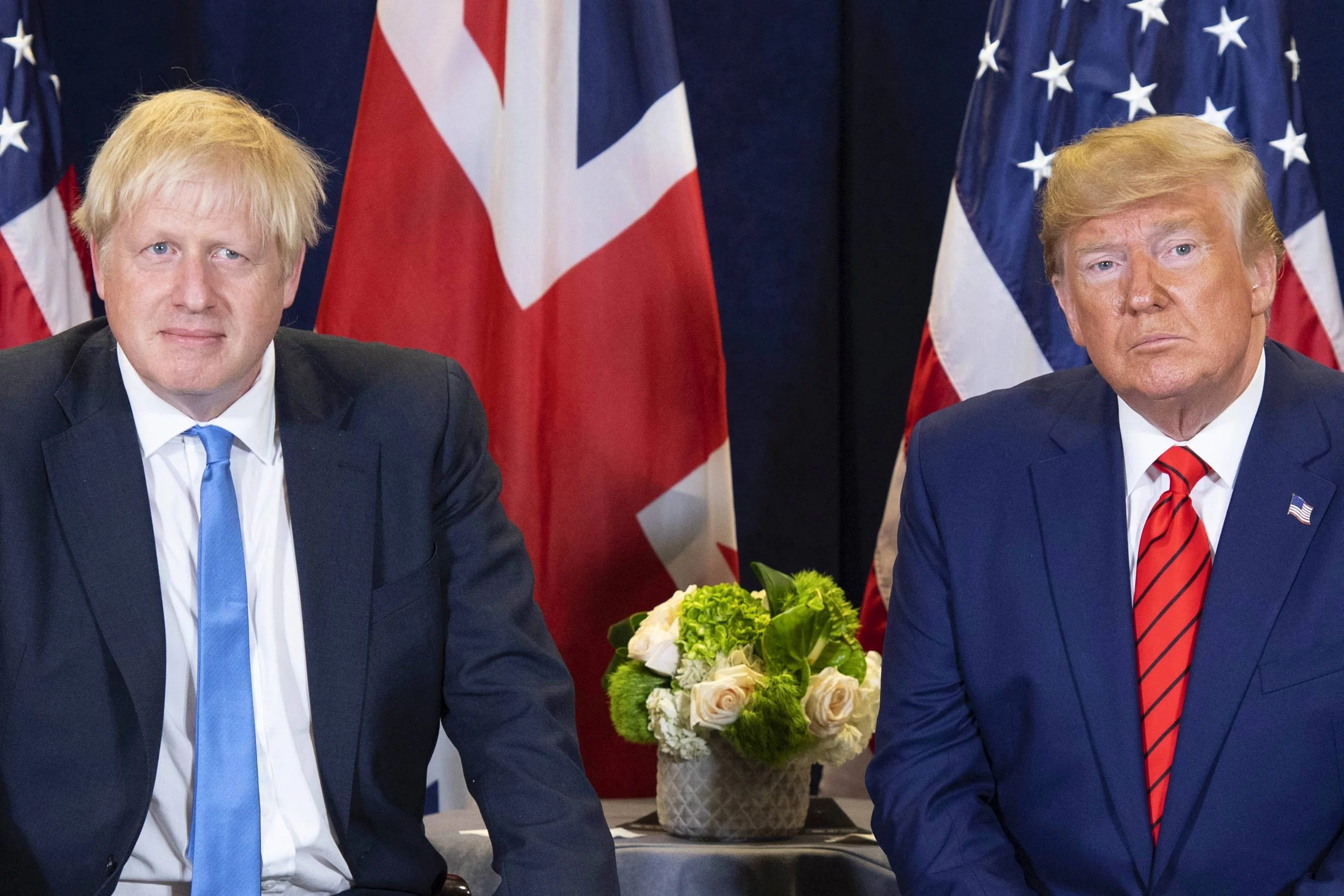 Boris Johnson i Donald Trump