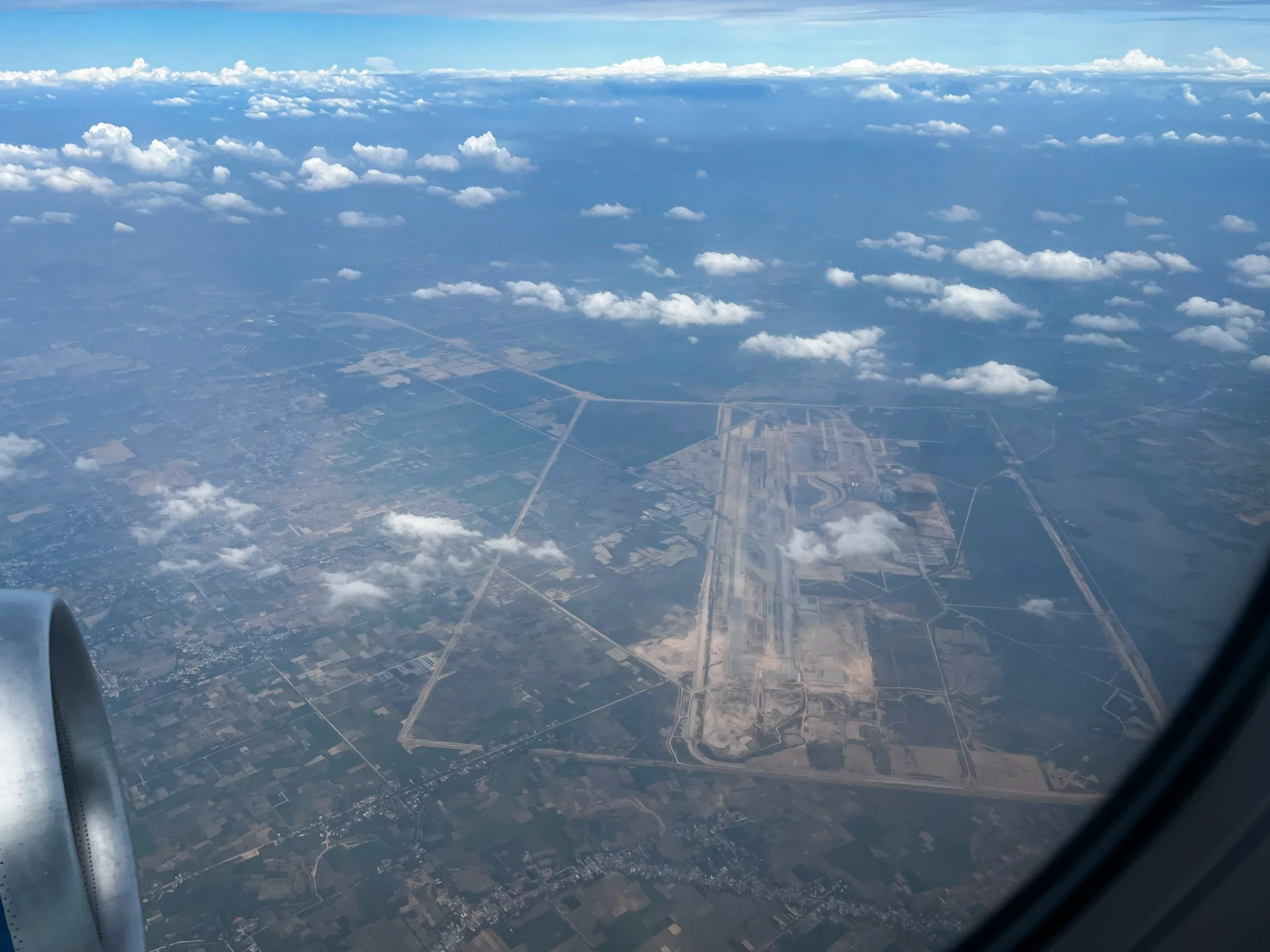 Techo Airport w trakcie budowy