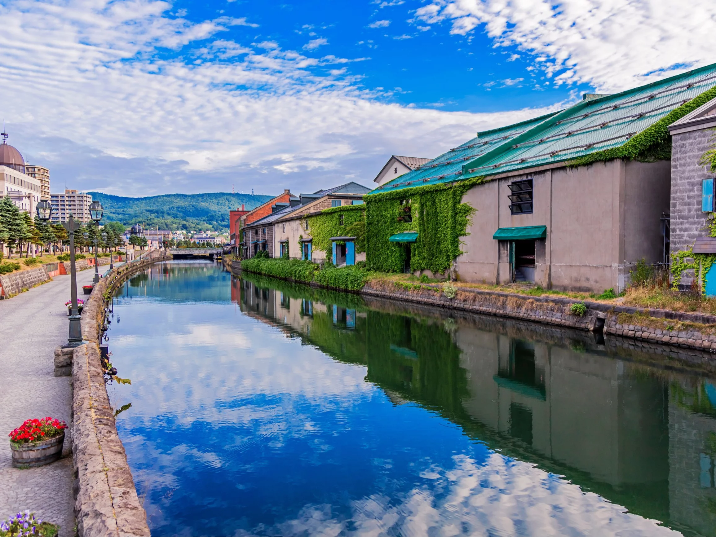 Miasto Otaru w Japonii