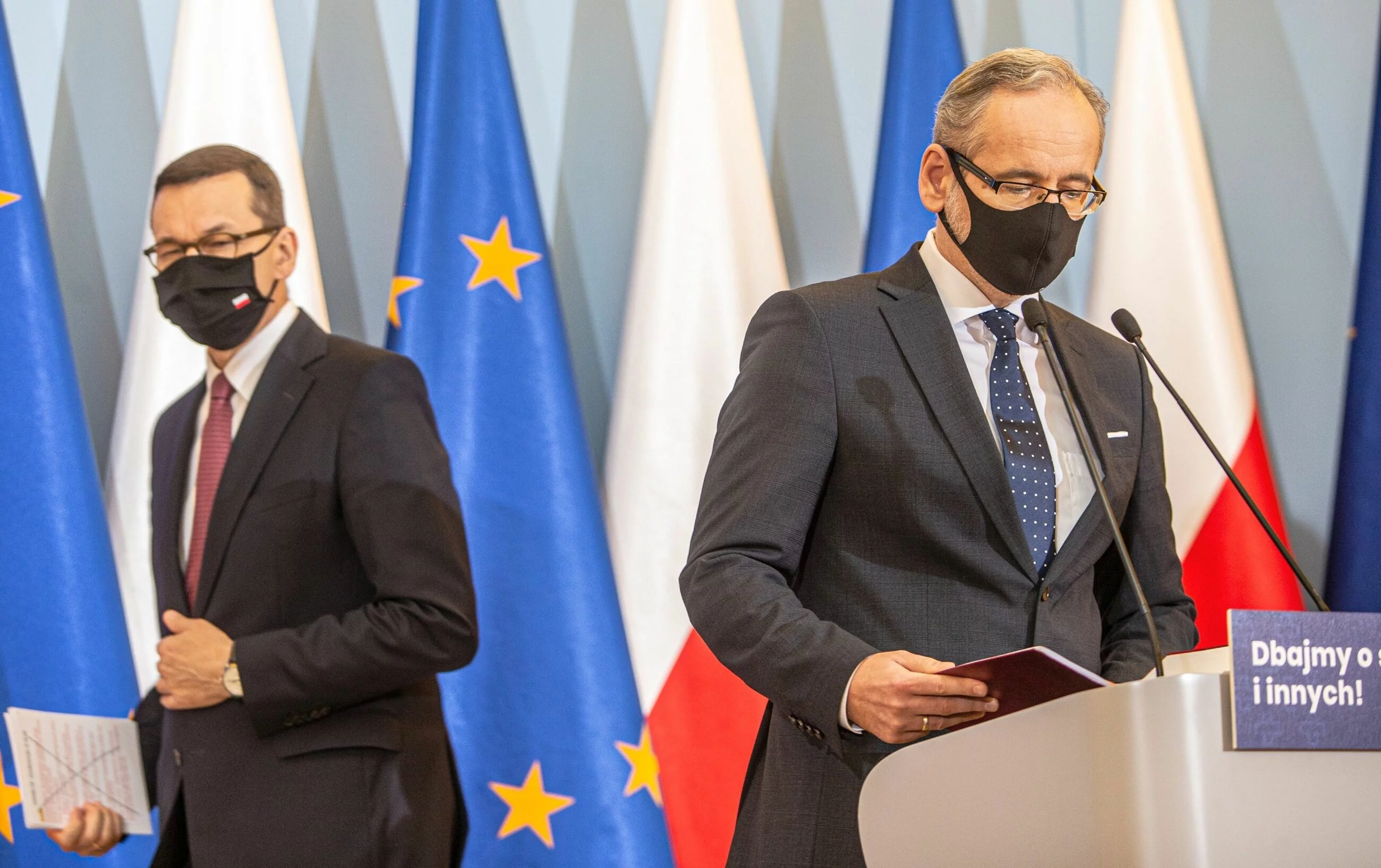 Mateusz Morawiecki i Adam Niedzielski