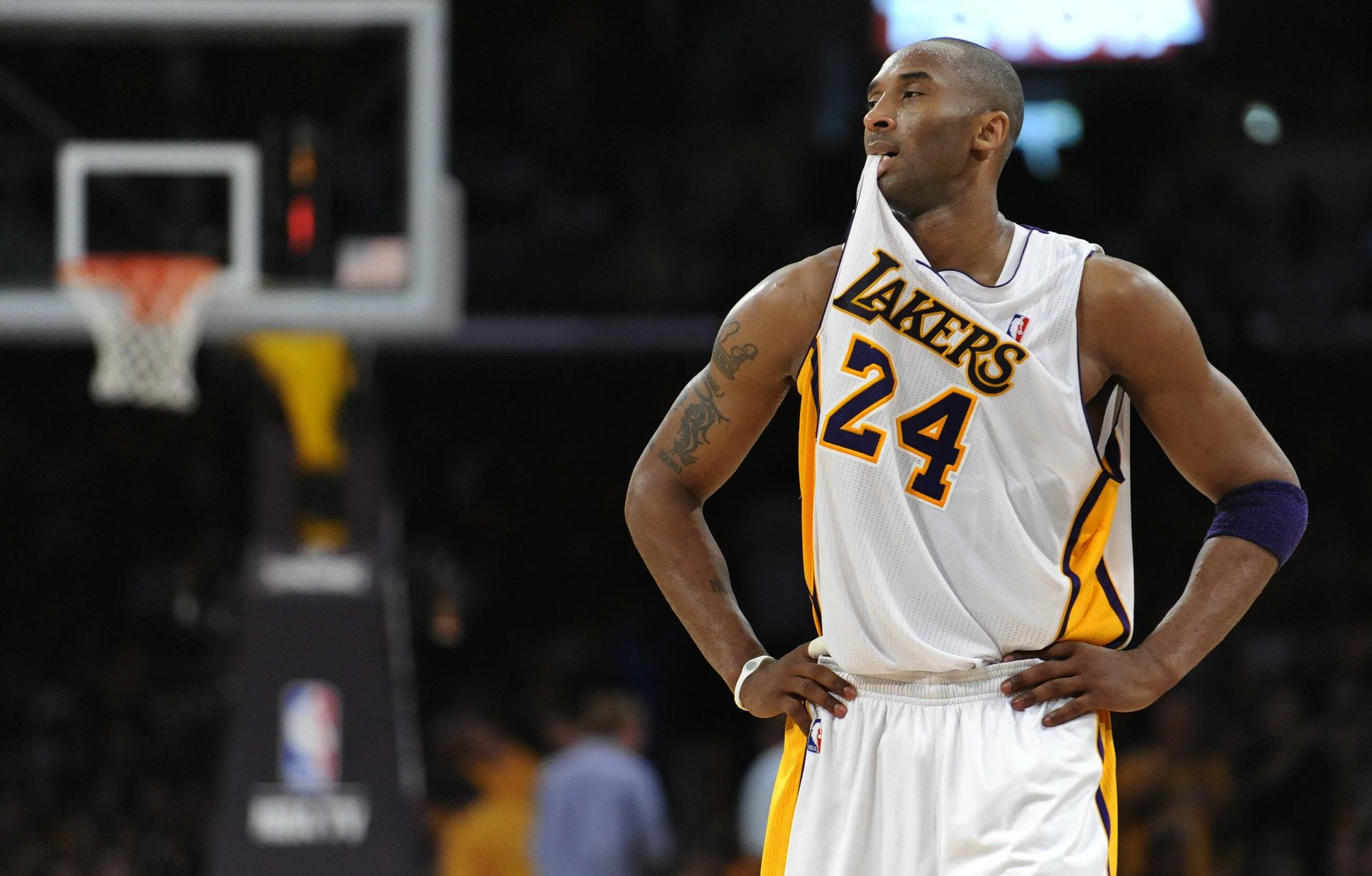 Kobe Bryant podczas jednego ze swoich popisowych meczów koszykówki
