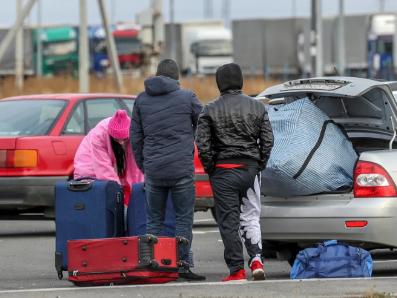 Rosjanie uciekający przed mobilizacją do Kazachstanu