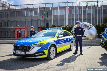 Nowe wzory malowanie polskiej policji