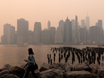 Nowy Jork spowity dymem