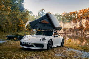 Nowy namiot dachowy Porsche