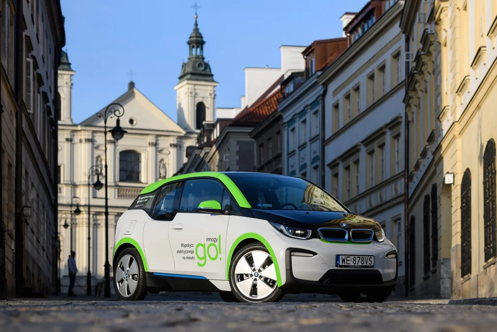 Elektryczne BMW i3 dostępne w car sharingu Innogy go!