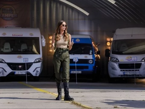 Izabella Krzan w „Kamper Polska”