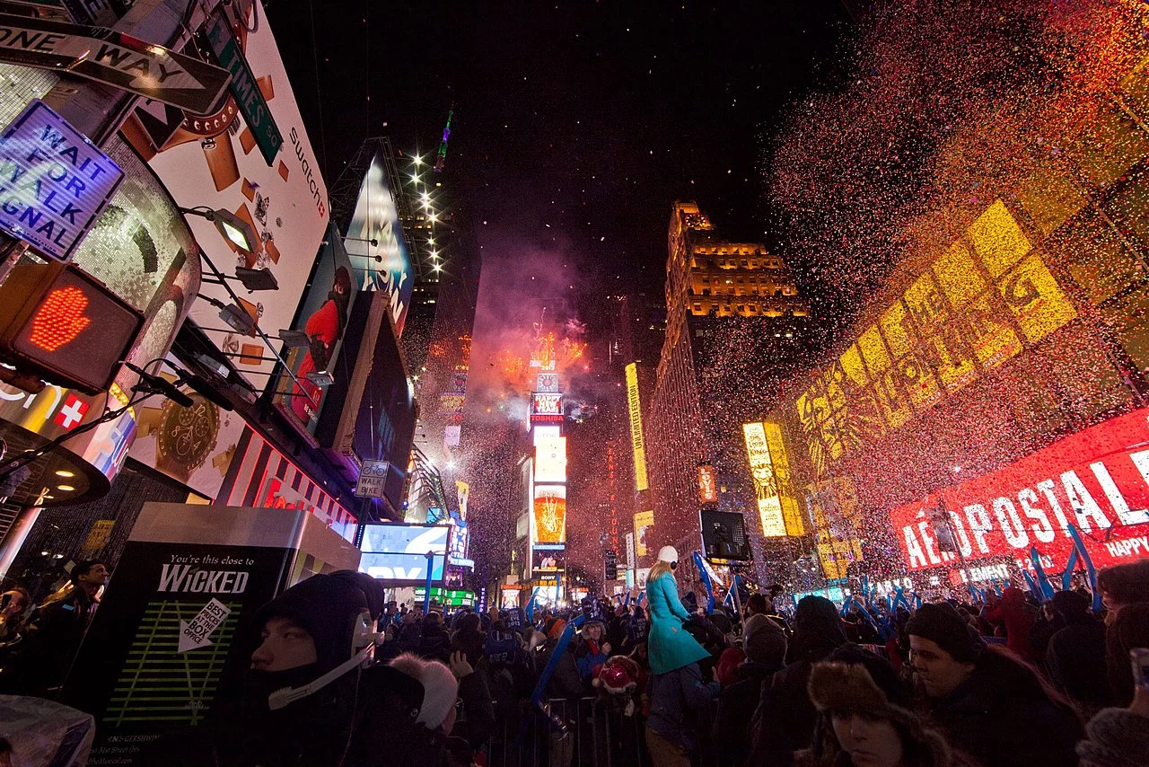 Sylwester, Time Square 2013 r.