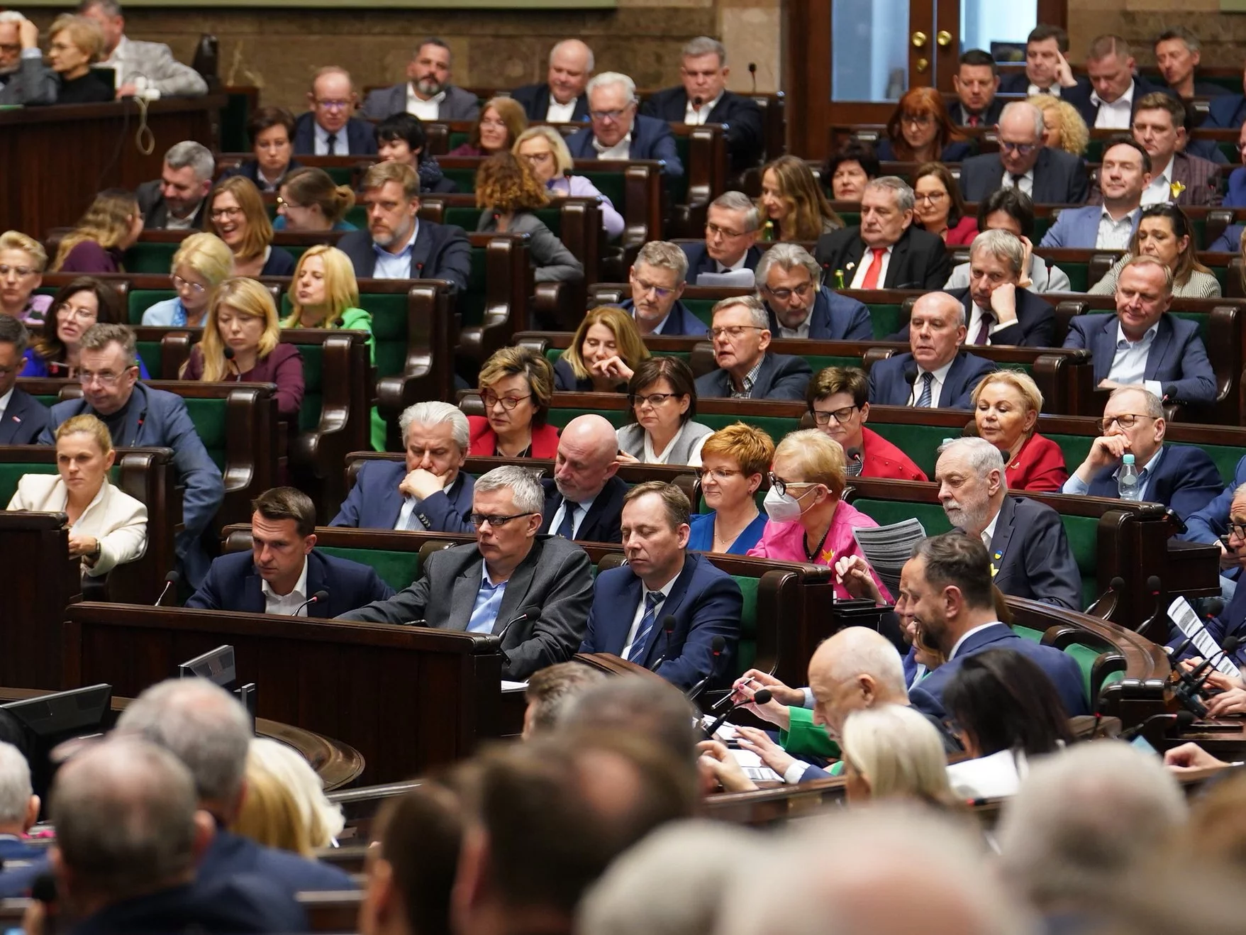 Posłowie opozycji w Sejmie