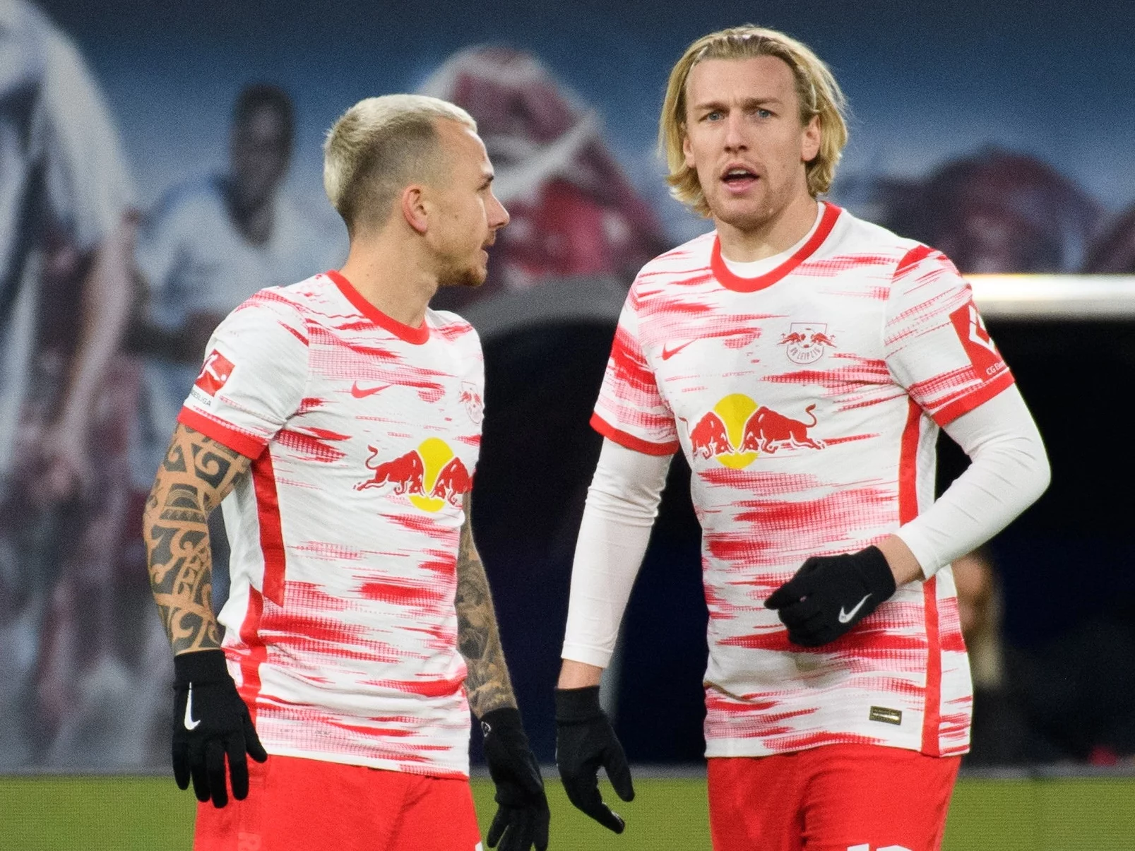 Angelino i Emil Forsberg z RB Lipsk