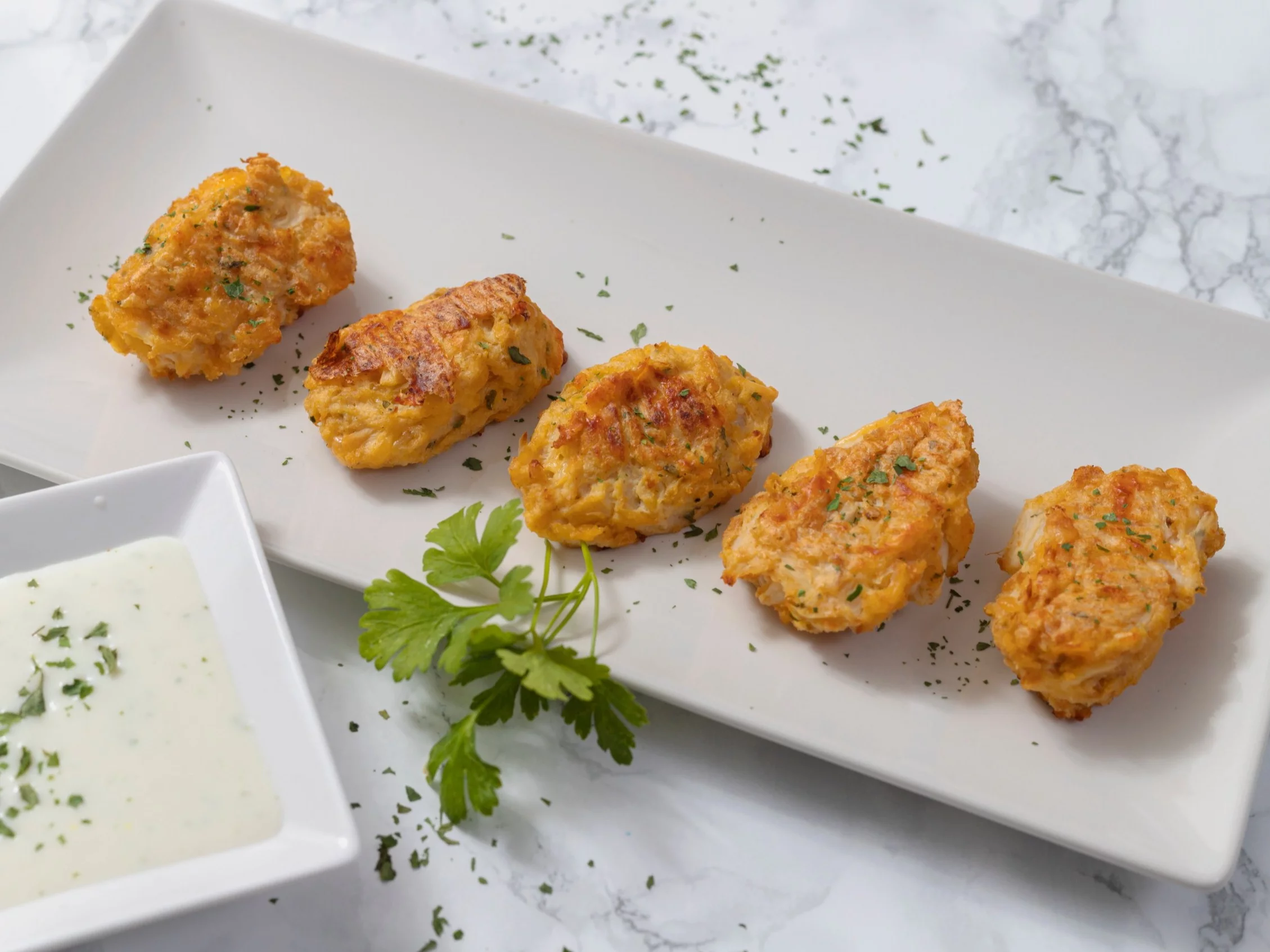 Nuggetsy na talerzu