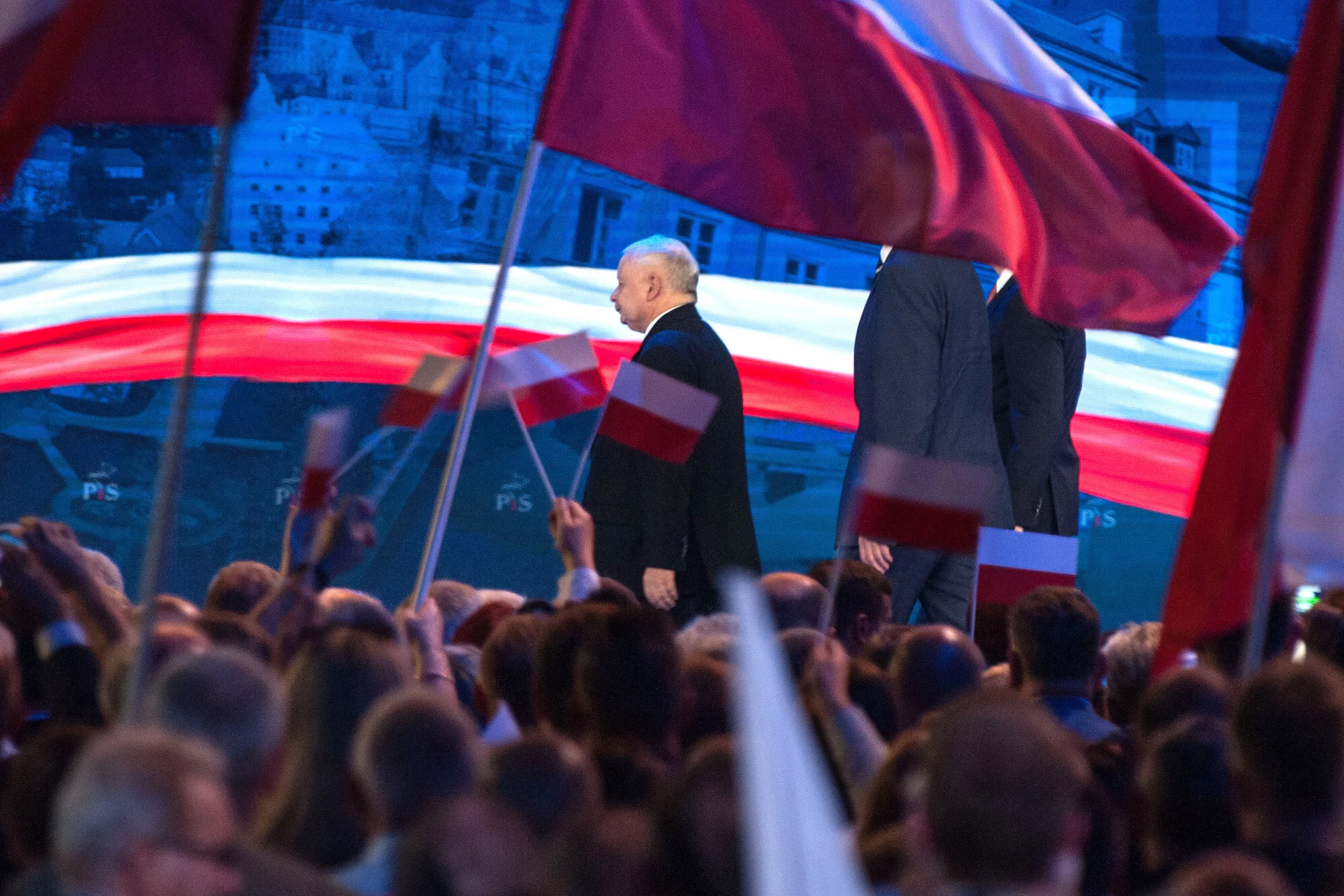 Jarosław Kaczyński na konwencji PiS