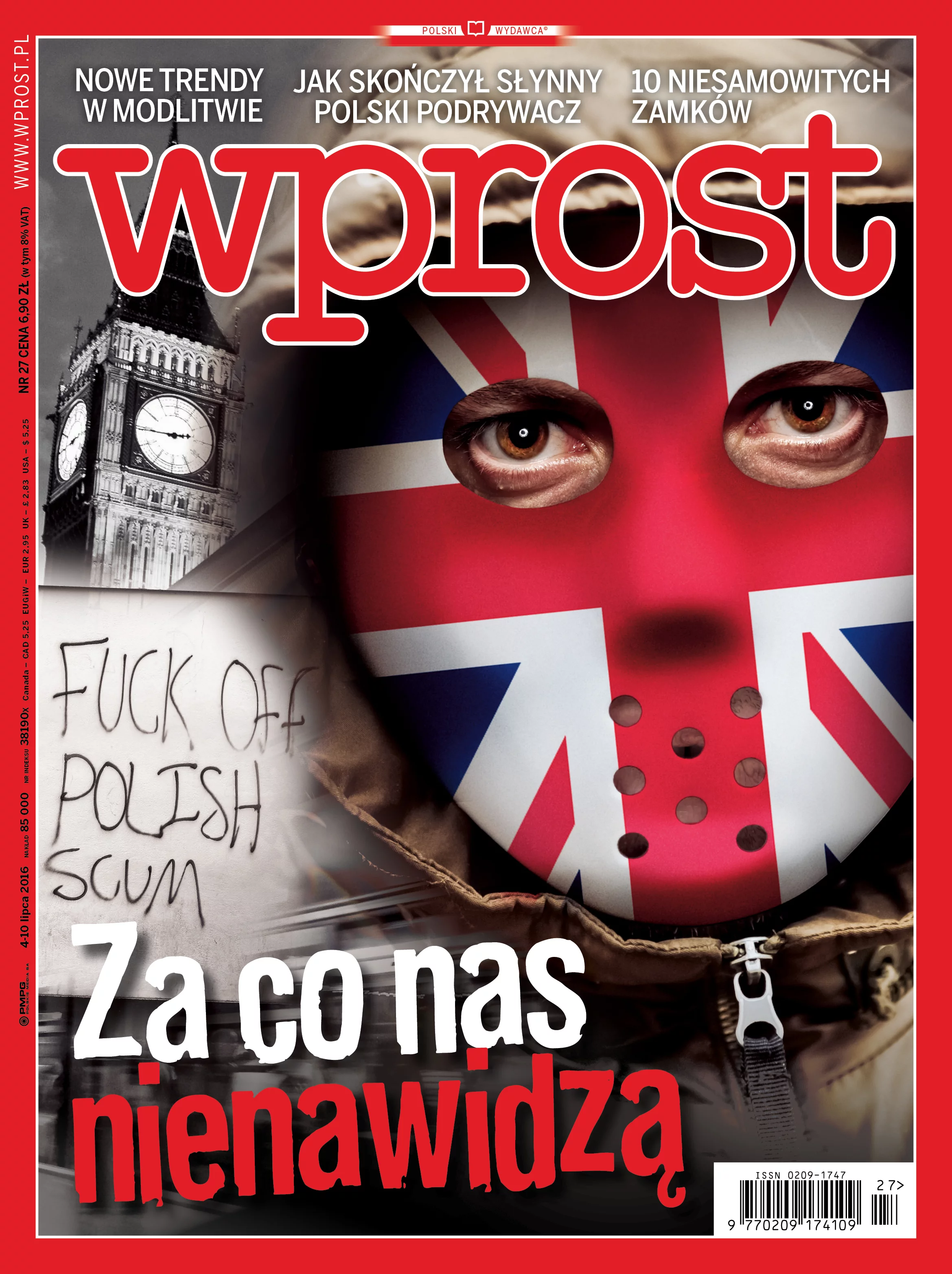 Okładka nowego numeru "Wprost"