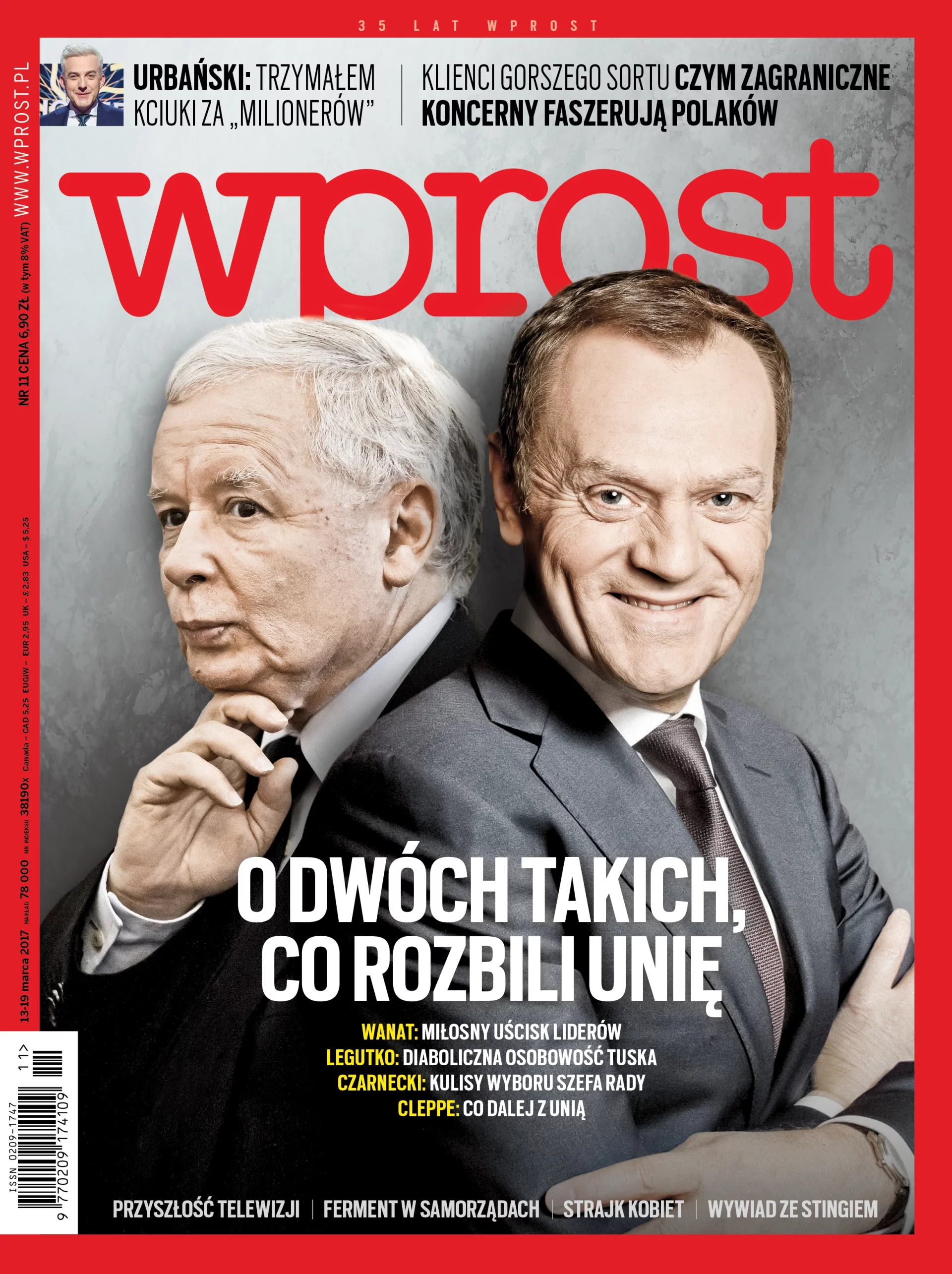 Okładka "Wprost" 11/2017