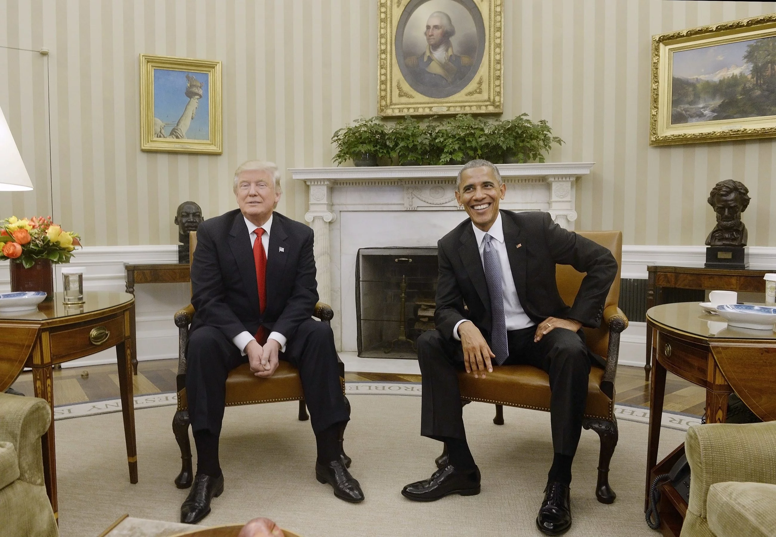 Donald Trump i Barack Obama