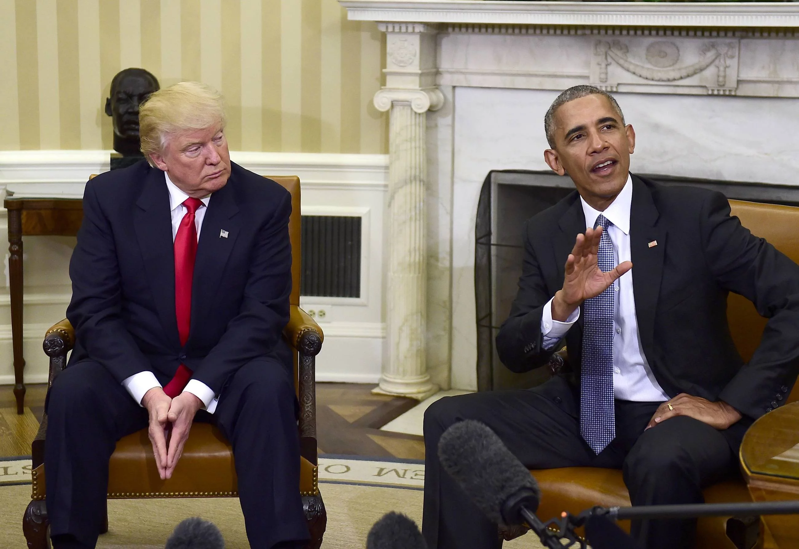 Donald Trump i Barack Obama