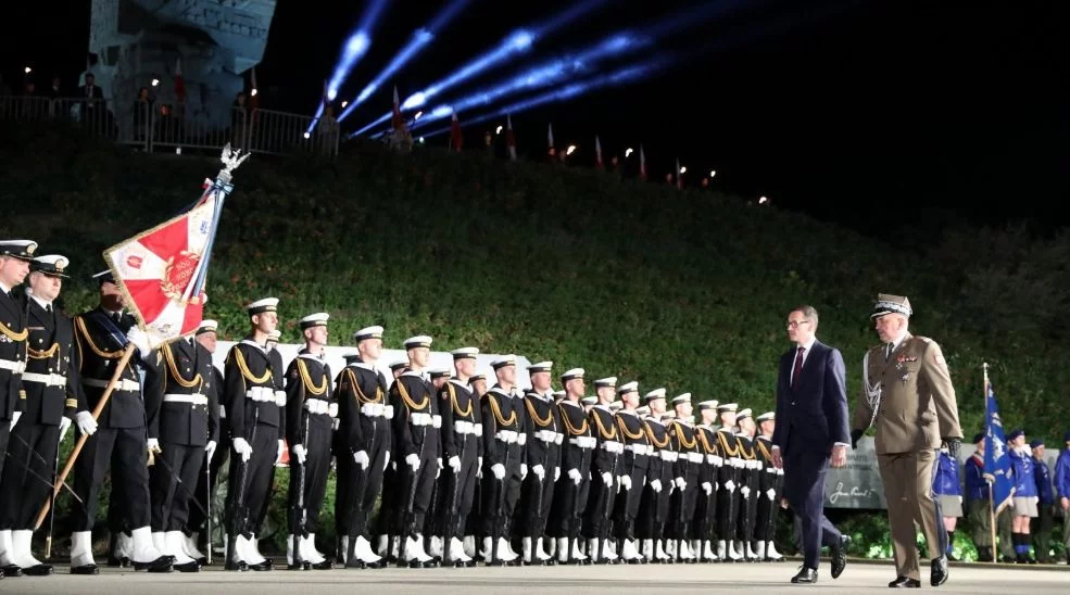 Premier Mateusz Morawiecki na Westerplatte