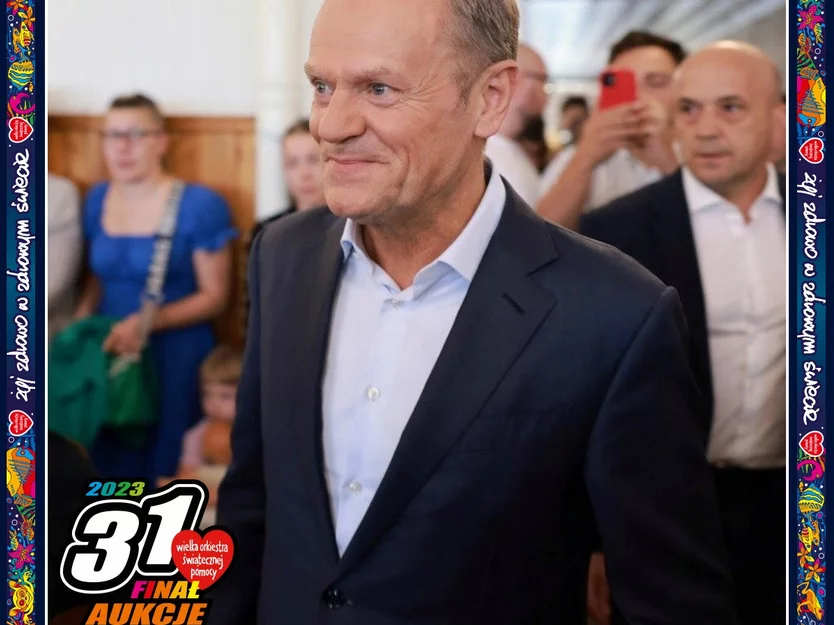 Donald Tusk dla WOŚP