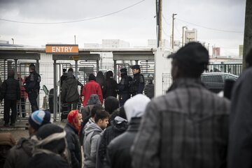 Obóz dla migrantów w Calais
