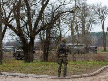 Obóz wojskowy w Mielniku.