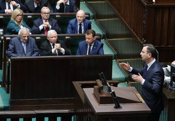 Obrady Sejmu. Z mównicy przemawia Władysław Kosiniak-Kamysz