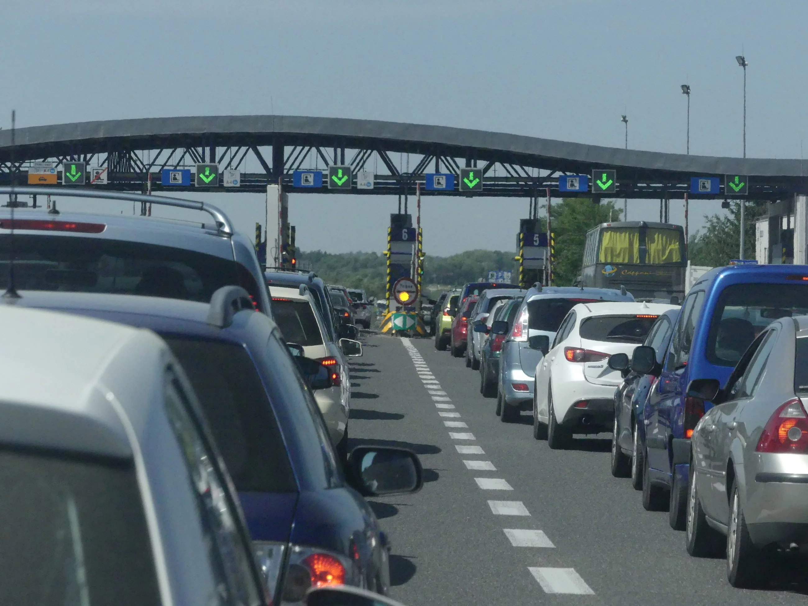 Bramki na autostradzie