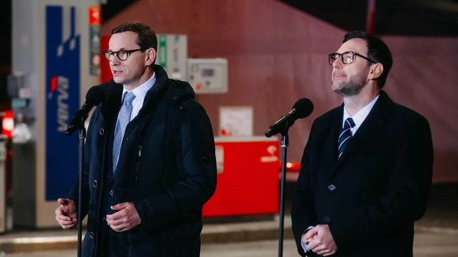 Mateusz Morawiecki i Daniel Obajtek