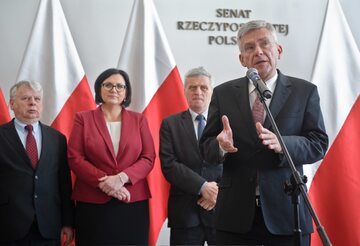 Od lewej: Borusewicz, Sadurska, Kogut, Karczewski