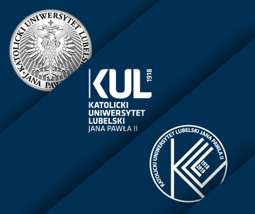Od lewej: godło, logo i specjalny znak KUL