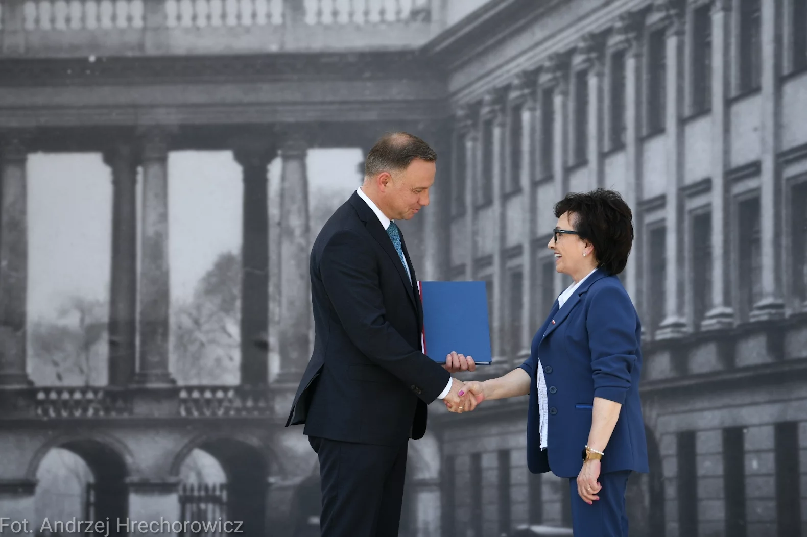 Andrzej Duda i Elżbieta Witek