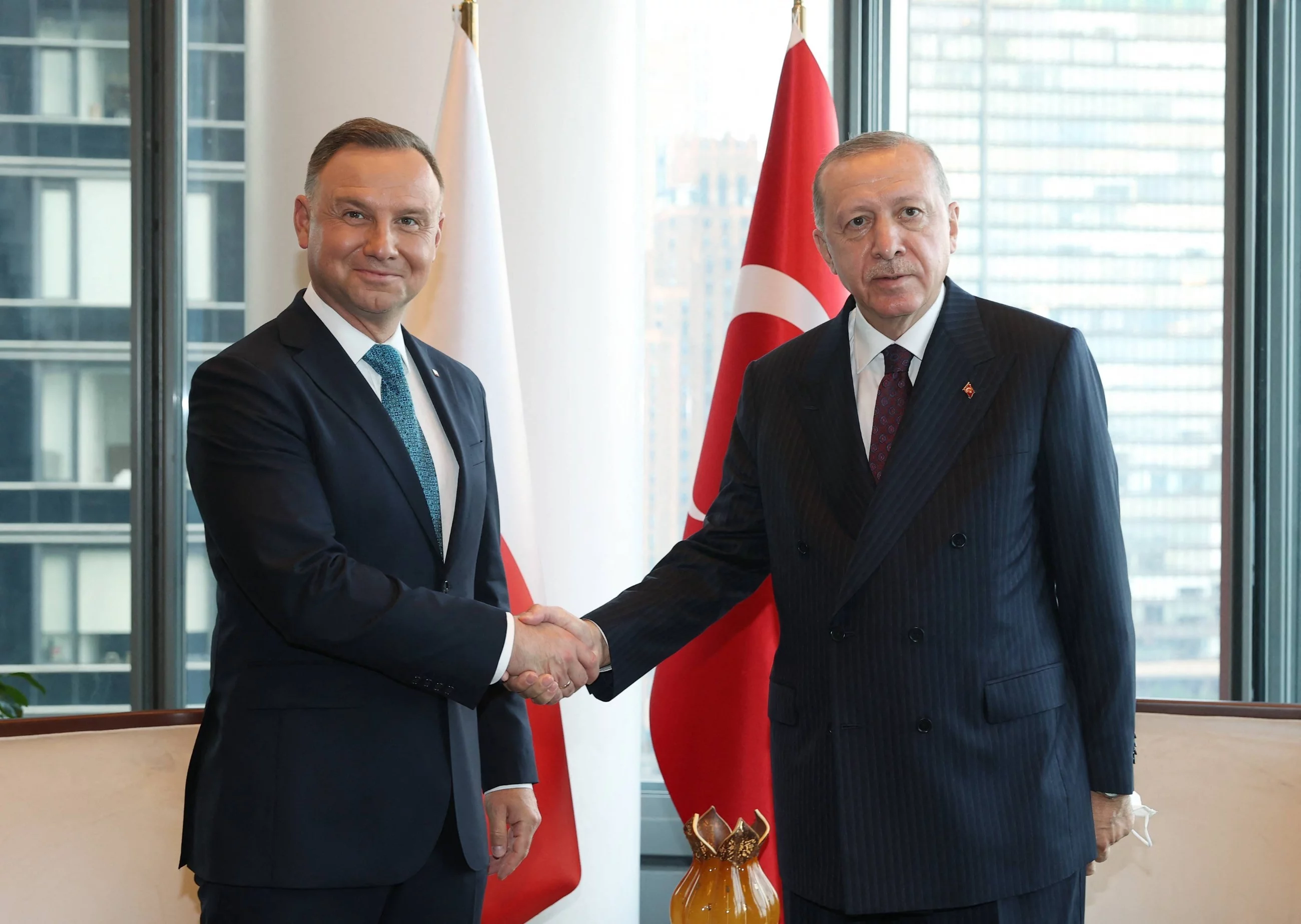 Andrzej Duda i Recep Tayyip Ardogan