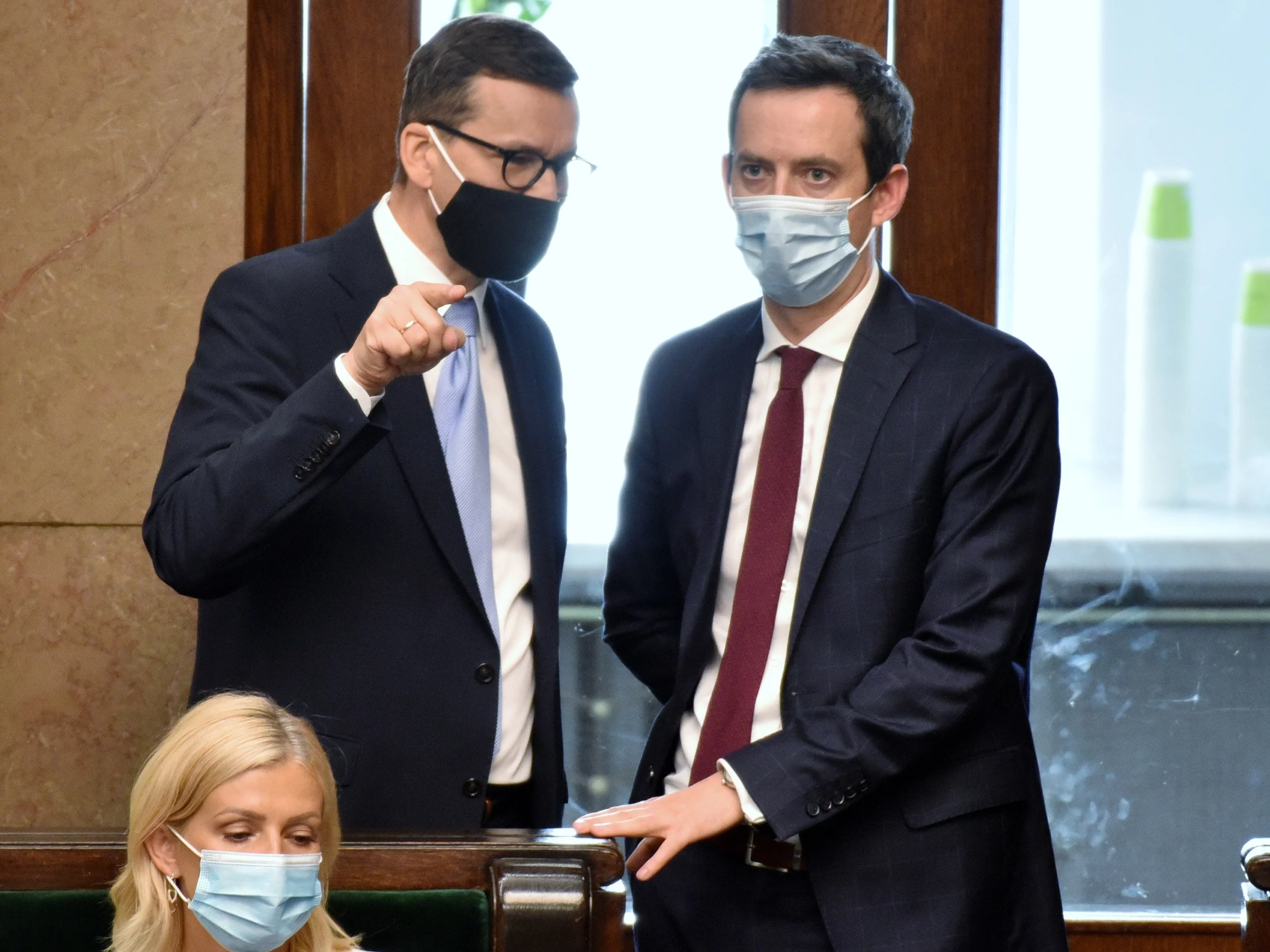 Mateusz Morawiecki i Marcin Ociepa