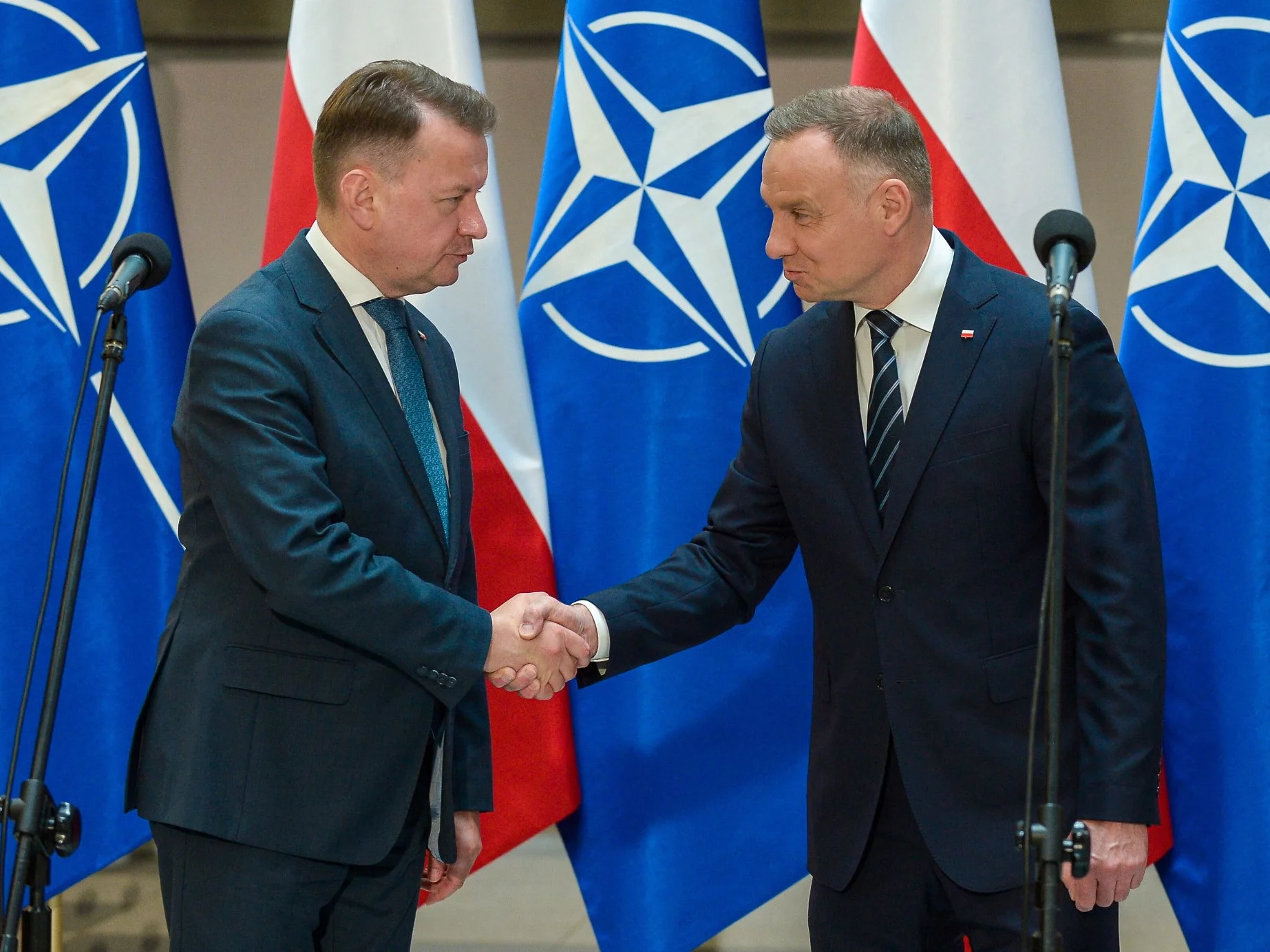 Mariusz Błaszczak i Andrzej Duda