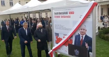 Odsłonięcie wystawy „Lech Kaczyński. Człowiek Solidarności”