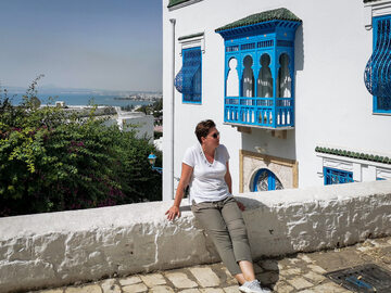Odwiedziłam Sidi Bou Said, tunezyjską wersję Santorini