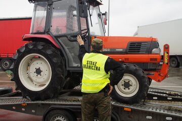 Odzyskany ciągnik Kubota