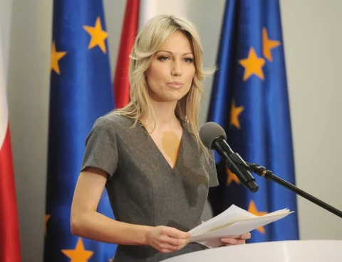 Magdalena Ogórek (fot. DAMIAN BURZYKOWSKI / Newspix.pl )