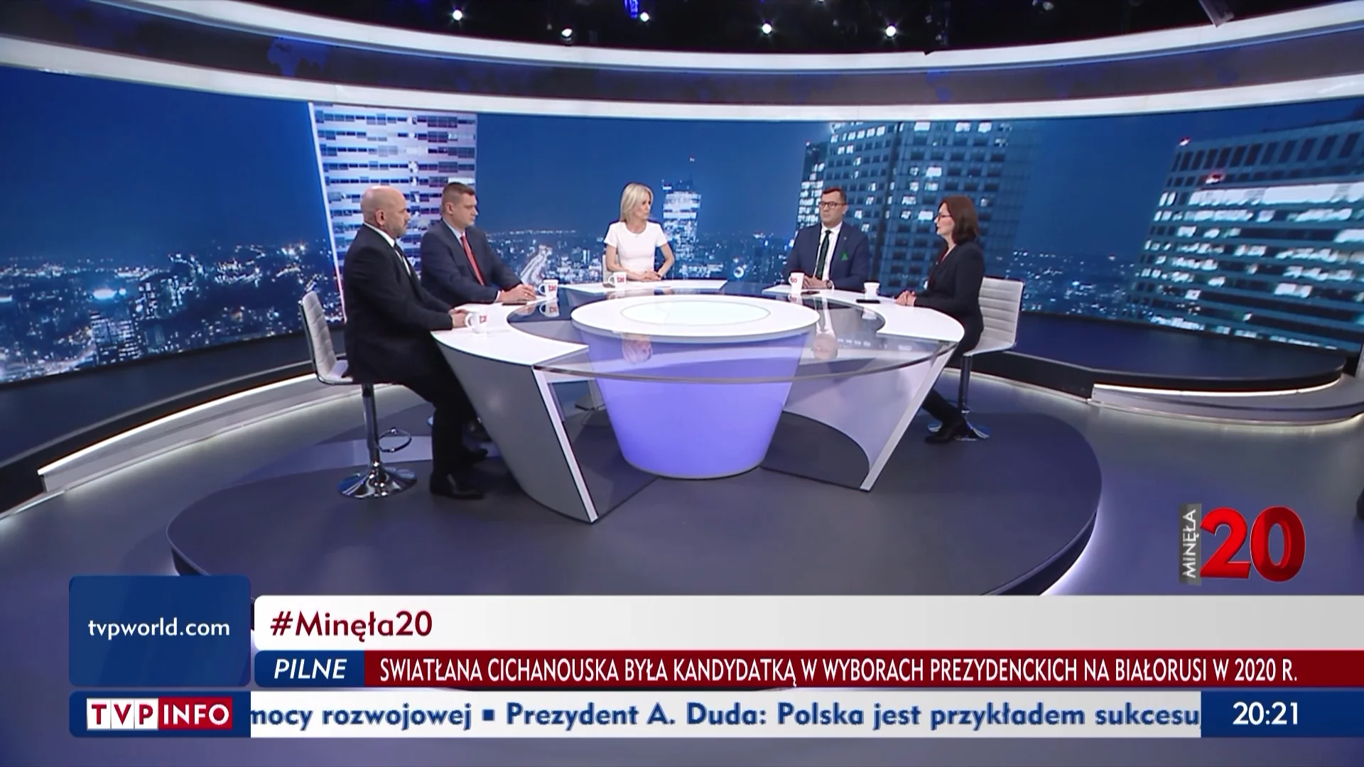 Kadr z programu „Minęła 20”