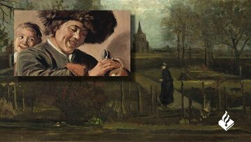„Ogród przy plebanii w Nuenen wiosną” Van Gogha i „Dwóch śmiejących się chłopców" Halsa