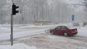 Ogromna śnieżyca w Białymstoku