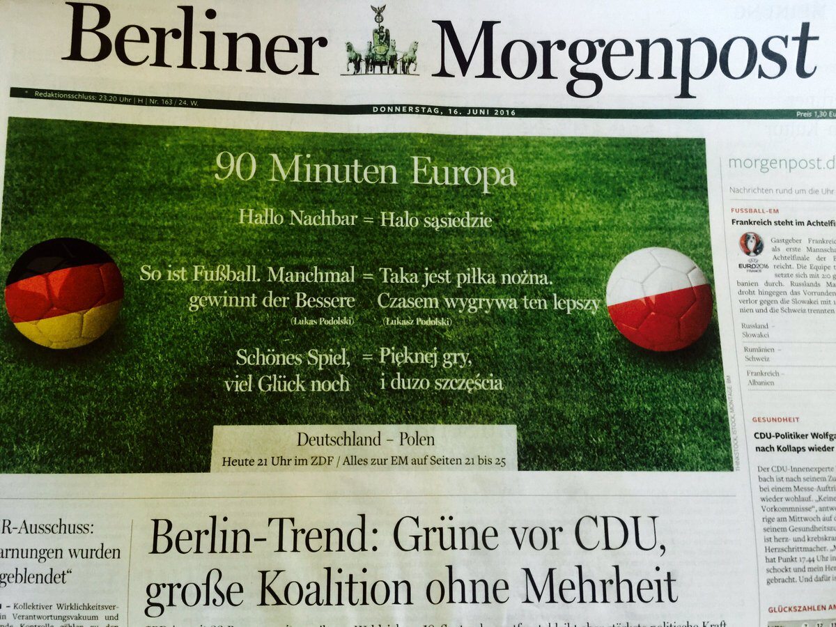 Okładka "Berliner Morgenpost"