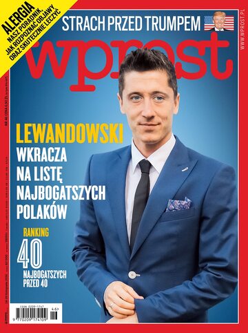 Okładka najnowszego numeru "Wprost"