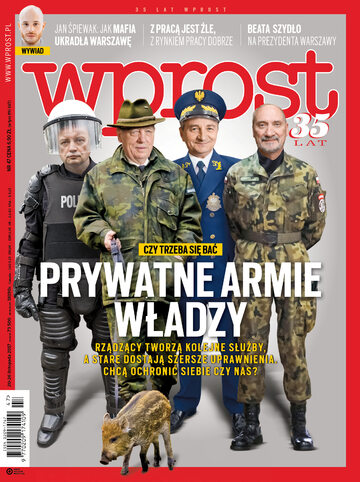 Okładka nowego numeru tygodnika "Wprost"