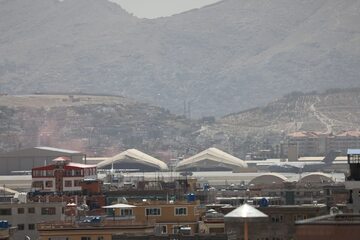 Okolice lotniska w Kabulu, zdj. ilustracyjne
