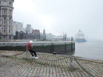 Okolice portu w Antwerpii, Belgia
