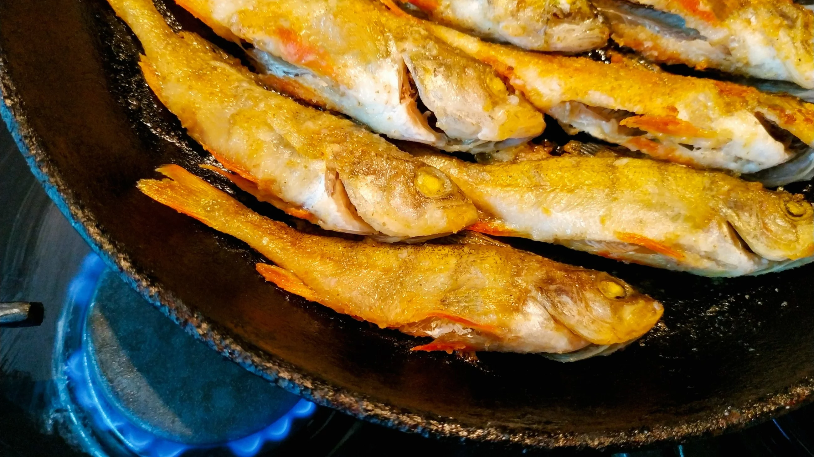 Smażenie okoni