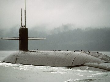 Okręt podwodny typu Ohio. Zdjęcie ilustracyjne